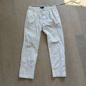 Polo Ralph Lauren White Pleated Pants Size 34